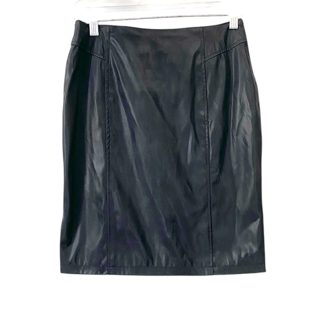 Oscar Leopold Elegant vegan Black Women's mini Skirt size 6